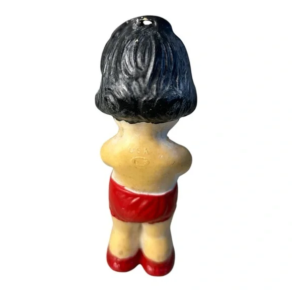 Antique 1940s-50s Ideal USA Cupie Doll Rattle Figurine - Picture 2 of 6